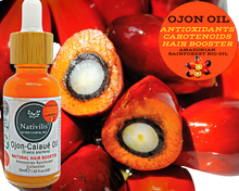 Load image into Gallery viewer, Nativilis Ojon Oil - Caiaue - (Elaeis oleifera) NATURAL HAIR SKIN BOOSTER Rainforest Virgin Oil - revitalizes damaged follicles helps effective hair growth volumize and get tame frizz – Copaiba