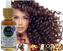 Load image into Gallery viewer, Nativilis CAPILAR MOISTURIZER enriched with 04 Amazonian Rainforest Virgin Oil ACAI BERRY ANDIROBA PRACAXI BRAZIL NUT