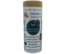 Load image into Gallery viewer, Nativilis Organic Geranium Essential Oil (Pelargonium graveolens) - 100% Natural - 30ml - (GC/MS Tested)