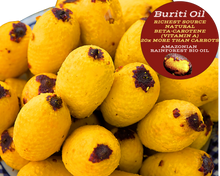 Load image into Gallery viewer, Nativilis Amazonian Buriti Oils (Mauritia flexuosa) Moriche – Aguaje – Richest source Beta-Carotene Vitamin A 20X More than Carrots – emollient rebuild moisturize re-hydrate skin cells - Copaiba