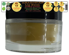 Load image into Gallery viewer, Nativilis AMAZONIAN LIP BALM DOUBLE ACTION FORMULA WITH PRACAXI SEED OIL (Pentaclethra macroloba) + BACURI BUTTER (Platonia insignis) Moisturises Dry Lips and Heals Chapped Lips - Toned Lips - Copaiba