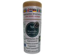 Load image into Gallery viewer, Nativilis Organic Cypress Essential Oil (Cupressus sempervirens) - 100% Natural - 30ml - (GC/MS Tested)