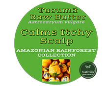 Load image into Gallery viewer, Nativilis Amazonian Raw TUCUMA BUTTER (Astrocaryum vulgare) – GREAT HAIR CONDITIONER - HIGH CONCENTRATION VITAMIN-A BETA-CAROTENE - SKIN and Hair Care - nourishing, moisturizing, antioxidant - Copaiba