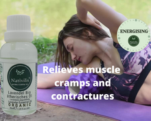 Load image into Gallery viewer, Nativilis Organic Lavender Essential Oil (Lavandula angustifolia) - 100% Natural - 30ml - (GC/MS Tested)