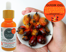 Load image into Gallery viewer, Nativilis Ojon Oil - Caiaue - (Elaeis oleifera) NATURAL HAIR SKIN BOOSTER Rainforest Virgin Oil - revitalizes damaged follicles helps effective hair growth volumize and get tame frizz – Copaiba