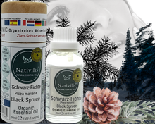 Load image into Gallery viewer, Nativilis Organic Black Spruce Essential Oil (Picea mariana) - 100% Natural - 30ml - (GC/MS Tested)