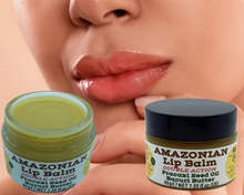 Load image into Gallery viewer, Nativilis AMAZONIAN LIP BALM DOUBLE ACTION FORMULA WITH PRACAXI SEED OIL (Pentaclethra macroloba) + BACURI BUTTER (Platonia insignis) Moisturises Dry Lips and Heals Chapped Lips - Toned Lips - Copaiba