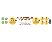 Load image into Gallery viewer, Nativilis AMAZONIAN LIP BALM DOUBLE ACTION FORMULA WITH PRACAXI SEED OIL (Pentaclethra macroloba) + BACURI BUTTER (Platonia insignis) Moisturises Dry Lips and Heals Chapped Lips - Toned Lips - Copaiba
