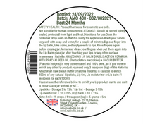 Load image into Gallery viewer, Nativilis AMAZONIAN LIP BALM DOUBLE ACTION FORMULA WITH PRACAXI SEED OIL (Pentaclethra macroloba) + BACURI BUTTER (Platonia insignis) Moisturises Dry Lips and Heals Chapped Lips - Toned Lips - Copaiba