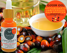 Load image into Gallery viewer, Nativilis Ojon Oil - Caiaue - (Elaeis oleifera) NATURAL HAIR SKIN BOOSTER Rainforest Virgin Oil - revitalizes damaged follicles helps effective hair growth volumize and get tame frizz – Copaiba