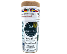 Load image into Gallery viewer, Nativilis Organic Fennel Sweet Essential Oil (Foeniculum vulgare) - 100% Natural - 30ml - (GC/MS Tested)