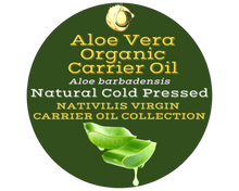 Load image into Gallery viewer, Nativilis Organic Aloe Vera Carrier Oil (Aloe barbadensis) True Aloe - Hair, Face & Skin Natural Cold Pressed – For Aromatherapy Massage – Soothes Moisturizes Skin – Hair Improving Growth - Copaiba