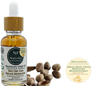 Load image into Gallery viewer, Nativilis Murumuru Virgin Oil (Astrocaryum murumuru) Amazonian Rainforest Collection - Skin Hair Care Natural Moisturizer – Less frizzy hair - Won’t clog your pores – Copaiba properties