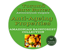 Load image into Gallery viewer, Nativilis Amazonian Raw TUCUMA BUTTER (Astrocaryum vulgare) – GREAT HAIR CONDITIONER - HIGH CONCENTRATION VITAMIN-A BETA-CAROTENE - SKIN and Hair Care - nourishing, moisturizing, antioxidant - Copaiba