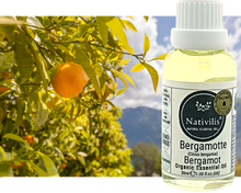 Load image into Gallery viewer, Nativilis Organic Bergamot Essential Oil - (Citrus bergamia) - 100% Natural - 30ml - (GC/MS Tested)