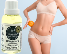 Load image into Gallery viewer, Nativilis Organic Bergamot Essential Oil - (Citrus bergamia) - 100% Natural - 30ml - (GC/MS Tested)