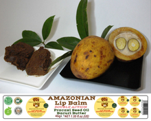 Load image into Gallery viewer, Nativilis AMAZONIAN LIP BALM DOUBLE ACTION FORMULA WITH PRACAXI SEED OIL (Pentaclethra macroloba) + BACURI BUTTER (Platonia insignis) Moisturises Dry Lips and Heals Chapped Lips - Toned Lips - Copaiba