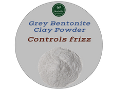 Load image into Gallery viewer, Nativilis Gray (Grey) Bentonite Clay Powder - Natural Facial Hair Body Mask Fine Soft Texture Removing Toxins from the Body Detoxifying Skin Hydrates the Hair and Scalp Copaiba