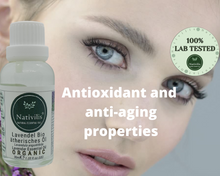 Load image into Gallery viewer, Nativilis Organic Lavender Essential Oil (Lavandula angustifolia) - 100% Natural - 30ml - (GC/MS Tested)