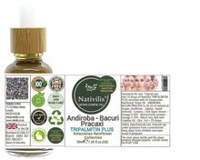Load image into Gallery viewer, Nativilis TRIPALMITIN PLUS enriched with 03 Amazonian Rainforest Virgin Oil - ANDIROBA BACURI PRACAXI - Favours cellular renewal standardizing the tone - skin getting more illuminated revitalized and soft - Copaiba