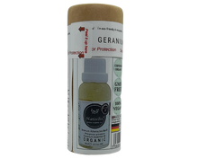Load image into Gallery viewer, Nativilis Organic Geranium Essential Oil (Pelargonium graveolens) - 100% Natural - 30ml - (GC/MS Tested)