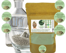 Load image into Gallery viewer, Nativilis Amazonian Green Montmorillonite Powder Clay - Natural Facial Hair Body Mask – oily and acne-prone skin restoring balance skin PH levels – Best known most used - Copaiba benefits