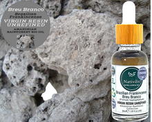 Load image into Gallery viewer, Nativilis Brazilian Frankincense - BREU BRANCO VIRGIN RESIN UNREFINED - Protium heptaphyllum - Amazonian natural resin oil properties anti-inflammatory antiseptic analgesic soothing exfoliant for dry and oily skin - Copaiba