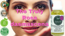 Load image into Gallery viewer, Nativilis Organic Rose Otto Essential Oil Blend 5% (Rosa damascena/Argania spinosa) - 100% Natural - 30ml - (GC/MS Tested)