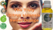 Load image into Gallery viewer, Nativilis Organic Sweet Orange Essential Oil (Citrus sinensis) - 100% Natural - 30ml - (GC/MS Tested)