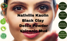 Load image into Gallery viewer, Nativilis Kaolin Black Clay Powder | Nativilis Natural Essential Oils