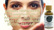 Load image into Gallery viewer, Nativilis TRIPALMITIN PLUS enriched with 03 Amazonian Rainforest Virgin Oil - ANDIROBA BACURI PRACAXI