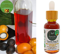 Load image into Gallery viewer, Nativilis TUCUMA VIRGIN OIL (Astrocaryum vulgare) Amazonian Rainforest Collection HIGH CONCENTRATION VITAMIN-A BETA-CAROTENE - SKIN and Hair Care - nourishing, moisturizing, antioxidant and anti-inflammatory properties - Copaiba