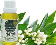 Load image into Gallery viewer, Nativilis Organic Neroli Essential Oil (Citrus aurantium) - 100% Natural - 30ml - (GC/MS Tested)