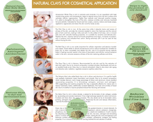Load image into Gallery viewer, Nativilis Amazonian Green Montmorillonite Powder Clay - Natural Facial Hair Body Mask – oily and acne-prone skin restoring balance skin PH levels – Best known most used - Copaiba benefits