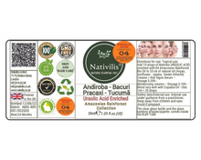 Load image into Gallery viewer, Nativilis URSOLIC ACID enriched with 04 Amazonian Rainforest Bio Oil - ANDIROBA BACURI PRACAXI TUCUMA - Relief skin injuries aesthetic processes peelings laser hair removals Soothing effect Copaiba