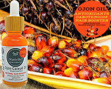 Load image into Gallery viewer, Nativilis Ojon Oil - Caiaue - (Elaeis oleifera) NATURAL HAIR SKIN BOOSTER Rainforest Virgin Oil - revitalizes damaged follicles helps effective hair growth volumize and get tame frizz – Copaiba