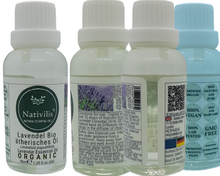 Load image into Gallery viewer, Nativilis Organic Lavender Essential Oil (Lavandula angustifolia) - 100% Natural - 30ml - (GC/MS Tested)