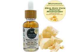 Load image into Gallery viewer, Nativilis Murumuru Virgin Oil (Astrocaryum murumuru) Amazonian Rainforest Collection - Skin Hair Care Natural Moisturizer – Less frizzy hair - Won’t clog your pores – Copaiba properties