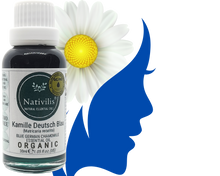Load image into Gallery viewer, Nativilis Organic German Blue Chamomile Essential Oil (Matricaria recutita) - 100% Natural - 30ml - (GC/MS Tested)