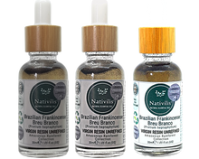 Load image into Gallery viewer, Nativilis Brazilian Frankincense - BREU BRANCO VIRGIN RESIN UNREFINED - Protium heptaphyllum - Amazonian natural resin oil properties anti-inflammatory antiseptic analgesic soothing exfoliant for dry and oily skin - Copaiba