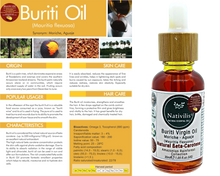 Load image into Gallery viewer, Nativilis Amazonian Buriti Oils (Mauritia flexuosa) Moriche – Aguaje – Richest source Beta-Carotene Vitamin A 20X More than Carrots – emollient rebuild moisturize re-hydrate skin cells - Copaiba