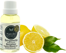 Load image into Gallery viewer, Nativilis Organic Bergamot Essential Oil - (Citrus bergamia) - 100% Natural - 30ml - (GC/MS Tested)