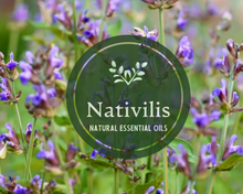 Load image into Gallery viewer, Nativilis Organic Clary Sage Essential Oil (Salvia sclarea) - 100% Natural - 30ml - (GC/MS Tested)