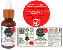 Load image into Gallery viewer, Nativilis Amazonian Dragon’s Blood (trilipid complex enriched) Virgin Rainforest Bio Oil - UCUUBA - BACURI – PRACAXI – anti-stretch marks properties stimulating the production of collagen - Copaiba