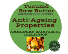 Load image into Gallery viewer, Nativilis Amazonian Raw TUCUMA BUTTER (Astrocaryum vulgare) – GREAT HAIR CONDITIONER - HIGH CONCENTRATION VITAMIN-A BETA-CAROTENE - SKIN and Hair Care - nourishing, moisturizing, antioxidant - Copaiba