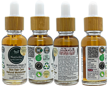 Load image into Gallery viewer, Nativilis Murumuru Virgin Oil (Astrocaryum murumuru) Amazonian Rainforest Collection - Skin Hair Care Natural Moisturizer – Less frizzy hair - Won’t clog your pores – Copaiba properties