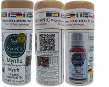 Load image into Gallery viewer, Nativilis Organic Myrrh Essential Oil (Commiphora myrrha) - 100% Natural - 30ml - (GC/MS Tested)