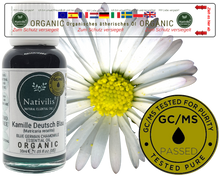 Load image into Gallery viewer, Nativilis Organic German Blue Chamomile Essential Oil (Matricaria recutita) - 100% Natural - 30ml - (GC/MS Tested)