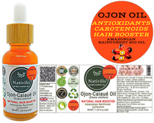 Load image into Gallery viewer, Nativilis Ojon Oil - Caiaue - (Elaeis oleifera) NATURAL HAIR SKIN BOOSTER Rainforest Virgin Oil - revitalizes damaged follicles helps effective hair growth volumize and get tame frizz – Copaiba