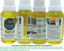Load image into Gallery viewer, Nativilis Organic Neroli Essential Oil (Citrus aurantium) - 100% Natural - 30ml - (GC/MS Tested)